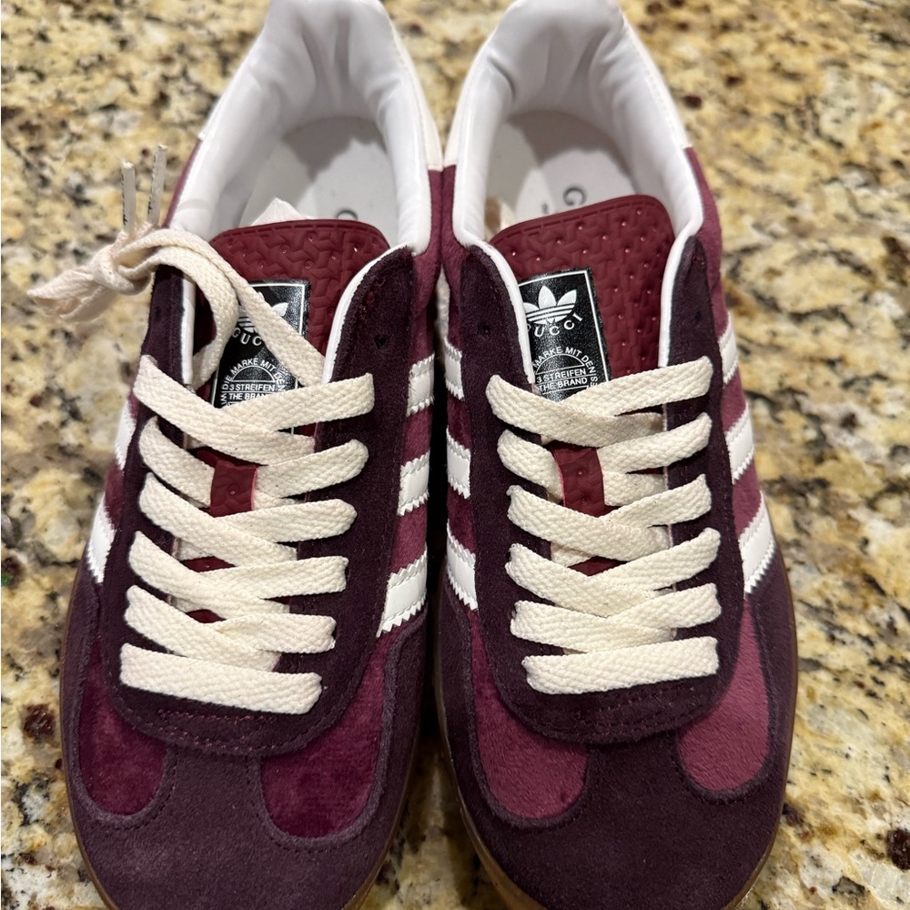 Gucci x Adidas Gazelle size 38/6.5 New, never worn, no box.